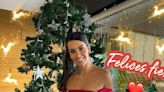 Cristina Pedroche se viste de rojo para felicitar la Navidad en la cuenta atrás hacia las Campanadas