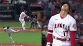 大谷翔平自打球絕叫！一秒洩氣問天超痛畫面曝