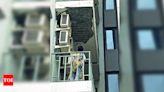 Close Call For Residents As Plaster Chunks Fall Off Balconies | Gurgaon News - Times of India