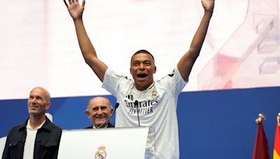 Mbappé en su presentación en el Real Madrid: "El mejor club del mundo"