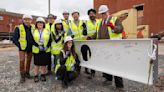 Steel framework works begin on Wolverhampton college campus