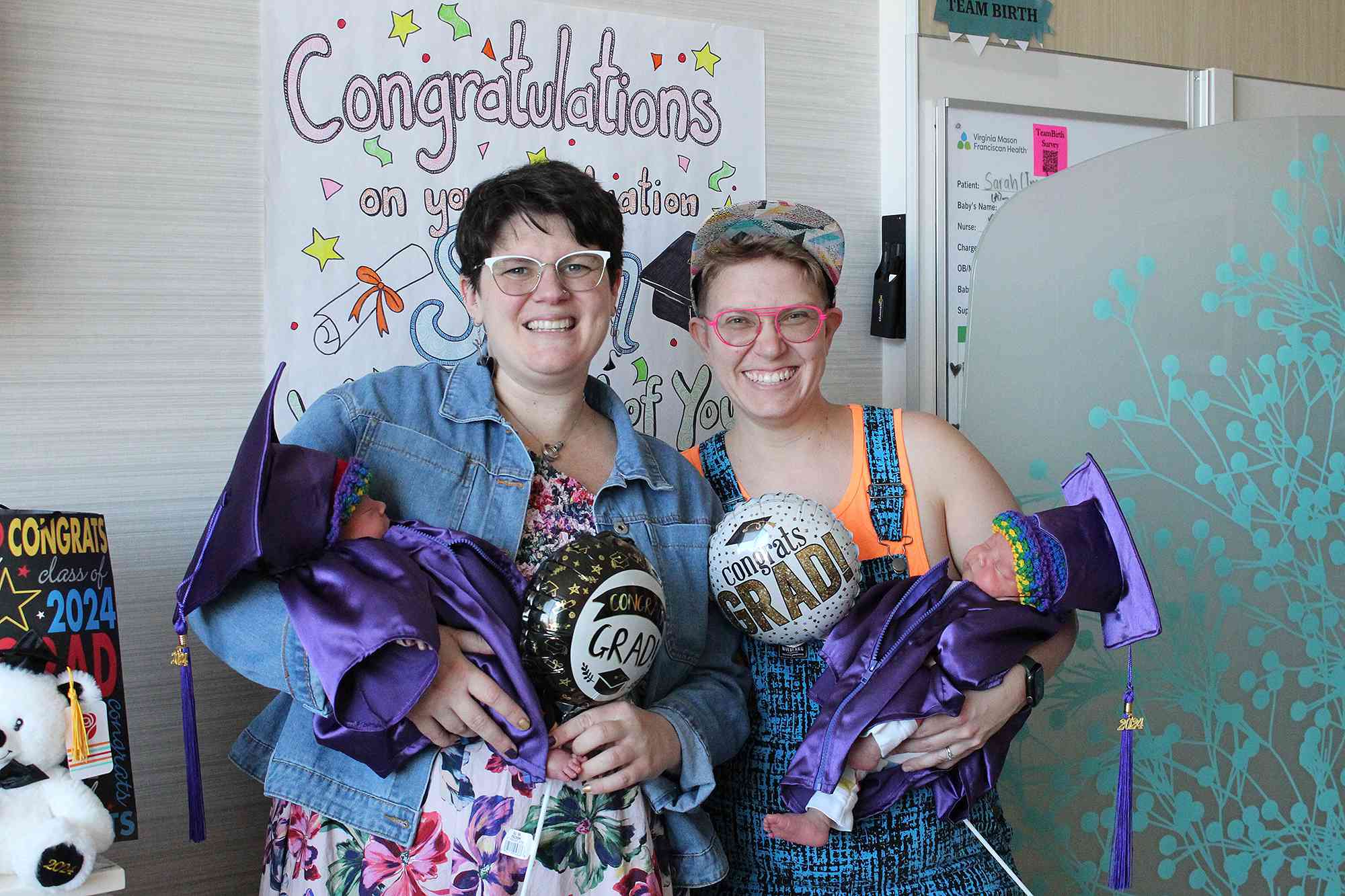 Mom Welcomes Twin Babies Early and Gets Her Ph.D. — and After She Got a Special Graduation Ceremony, Her Kids Did Too