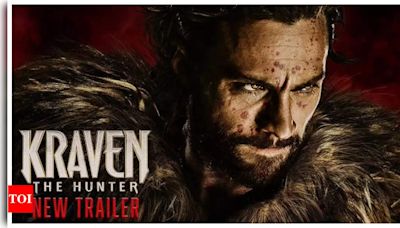 'Kraven: The Hunter': Aaron Taylor-Johnson debuts R-rated trailer; fans spot 'Spider-Man: No Way Home' connection with Rhino reveal | - Times of India