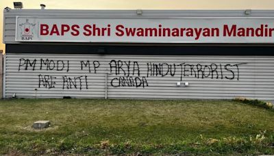 BAPS Hindu temple vandalised in Canada