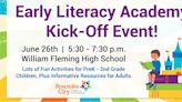 Roanoke City Public Schools to host Early Literacy Academy Kickoff Event