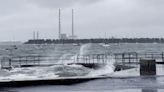 Rough seas in Dublin Bay as Storm Agnes makes landfall in Ireland