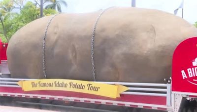 WATCH: Four-ton potato visits Honolulu during cross-country tour