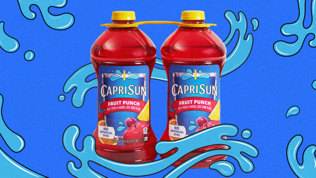 Capri Sun's hilarious new packaging is graphic design at its most honest