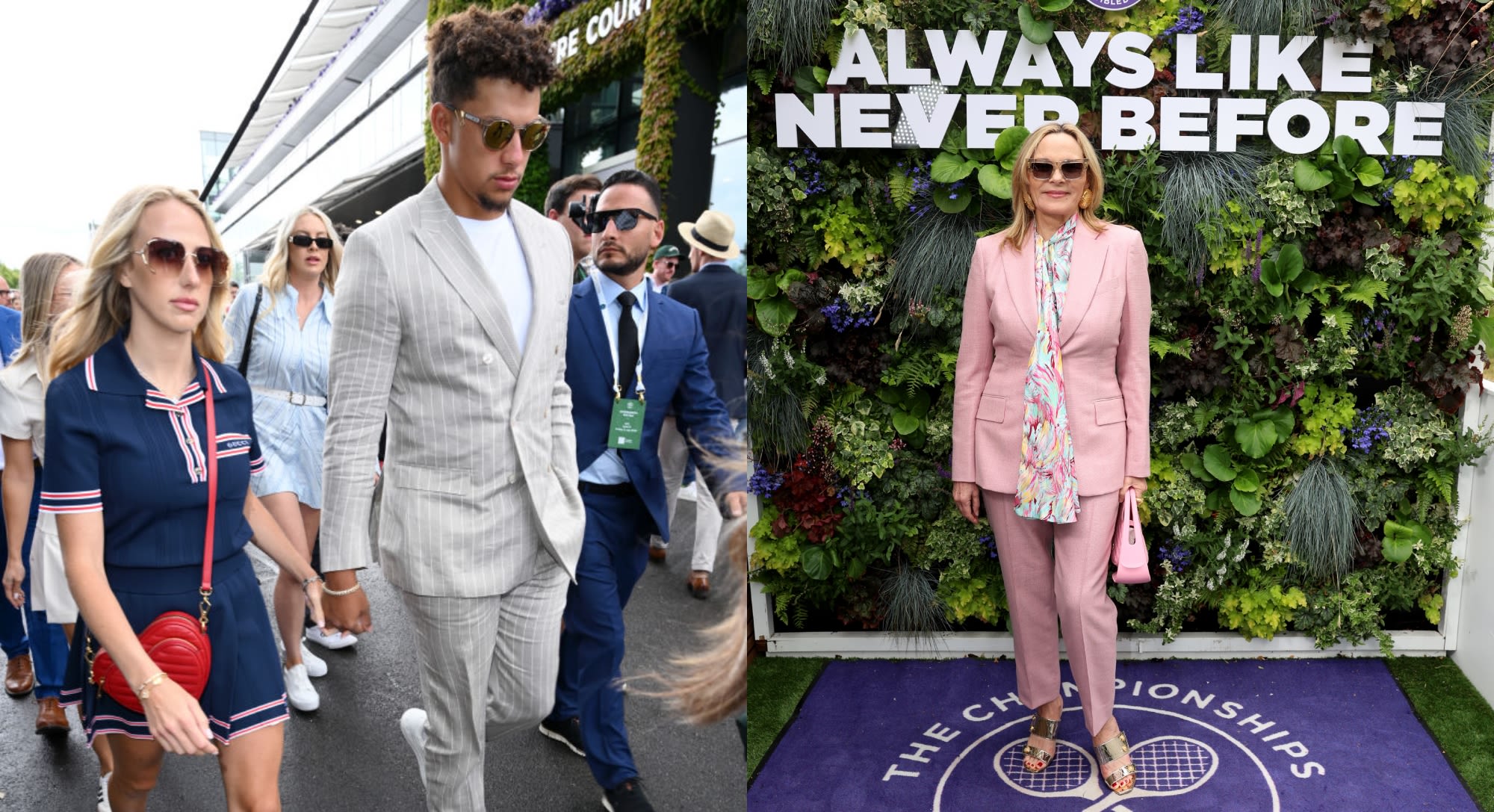 Patrick Mahomes, Rebel Wilson, Kim Cattrall and More Celebrity Fashion at Wimbledon 2024