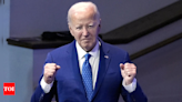 Biden campaigns in Pennsylvania, seeking to project strength and quiet Democratic jitters - Times of India