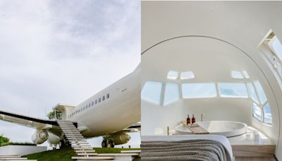 A Boeing 737 was transformed into a luxury villa in Bali. Take a look inside.