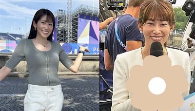 NHK美女主播轉播奧運「外套內肉色胸型全現」網嚇：沒穿衣服？