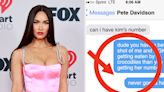 Megan Fox Was Kinda Rude To Pete Davidson When He Texted Her For Kim Kardashian's Number, And I Love It