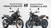 Royal Enfield Guerrilla 450 vs Himalayan 450, Differences Explained In Images - ZigWheels