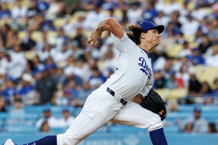 Tyler Glasnow delivers promising start during Dodgers' loss to Giants