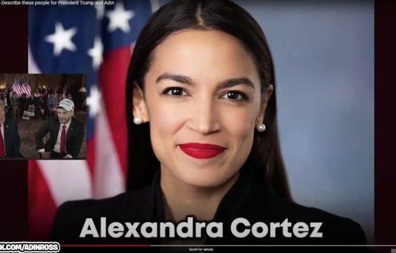 "She's Evita," "fake," and has a "good spark": Trump talks to Adin Ross about Rep. Alexandria Ocasio-Cortez.
