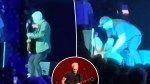 Pearl Jam’s Mike McCready falls off stage mid-solo