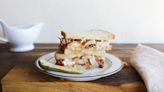 Hot Turkey With Gravy Sandwich With Simple Cranberry Mostarda Recipe