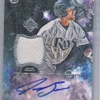 2016 BOWMAN INCEPTION #JAR-JAB Jake Bauers RC AUTO 親筆簽名球衣新人卡