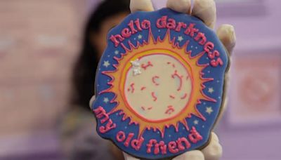 Solar eclipse celebrations also include a sweet treat: Cookies