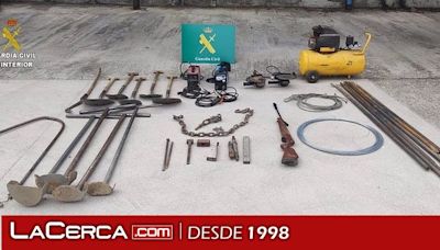 Cuatro detenidos por robos con fuerza en naves industriales de la comarca de la Campana de Oropesa