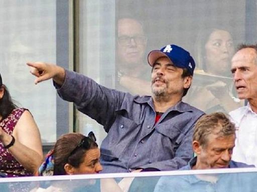 Captaron a Benicio Del Toro en partido de los ¡Chihuahuas!