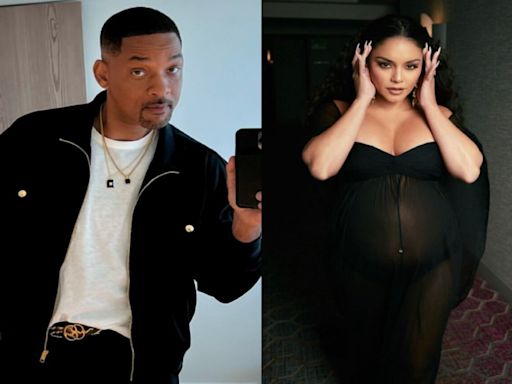 Will Smith shows support for pregnant co-star Vanessa Hudgens