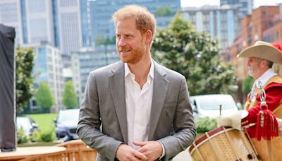 Prince Harry Makes First Appearance of U.K. Visit to Celebrate Invictus Games Anniversary