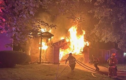 Zion house fire causes substantial damage; 2 minor injuries reported