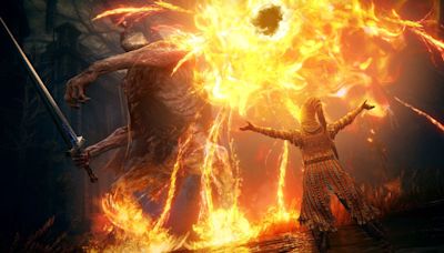 FromSoftware games come full circle as ingenious Elden Ring players use fire to cheese a tough Shadow of the Erdtree fight without even entering the boss arena