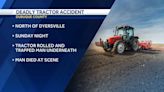 Iowa man found dead after being trapped under tractor