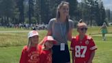 Kylie Kelce compliments young fan's 'Taylor Swift's boyfriend' jersey