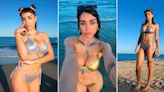 El video viral de María Becerra jugando en la playa durante sus vacaciones en España