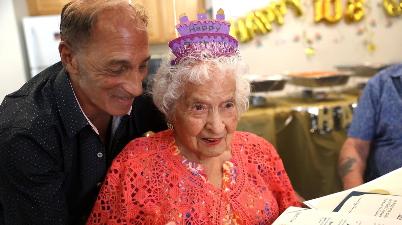 Birthday wishes for 108-year-old Ronkonkoma woman whose long life secret is to stay worry-free