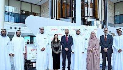 Dubai Integrated Economic Zones Authority, Aramex launch autonomous delivery robot