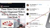 Chart in social media post wrong about Houston STDs