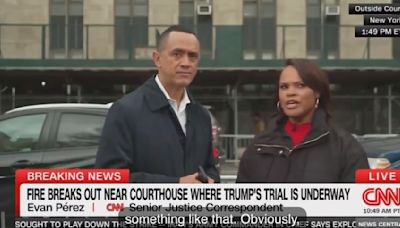 CNN Anchors React As Protester Self-Immolates