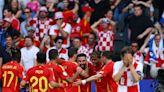 Presenta su candidatura: España debuta en la Eurocopa 2024 con una inapelable goleada sobre Croacia - La Tercera