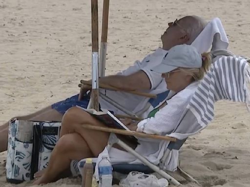 A Clip Of President Biden Sleeping On The Beach Is Going Viral