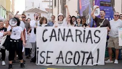 Tenerife activists go on hunger strike to protest influx of tourists 'ruining local life'