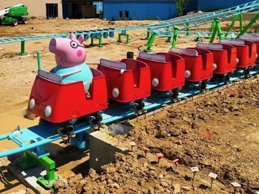 First rides installed at Peppa Pig Theme Park in North Richland Hills