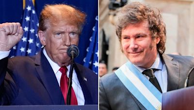 La primera reacción de Javier Milei al ataque que sufrió Donald Trump en medio de un acto de campaña