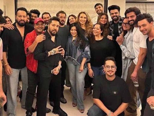 Salman Khan hosts birthday bash for rumoured girlfriend Iulia V Vantur; see pictures