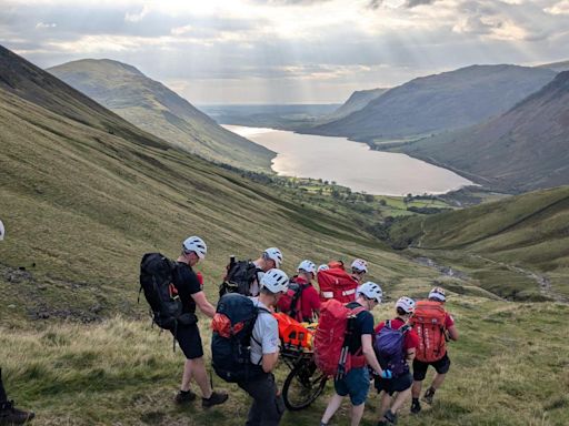 Injured walker rescued after fall on Scafell Pike