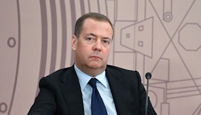 Russia's Medvedev says Ukraine joining NATO would mean war