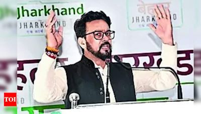 Anurag Thakur criticizes Jharkhand for poor industrial growth | Ranchi News - Times of India