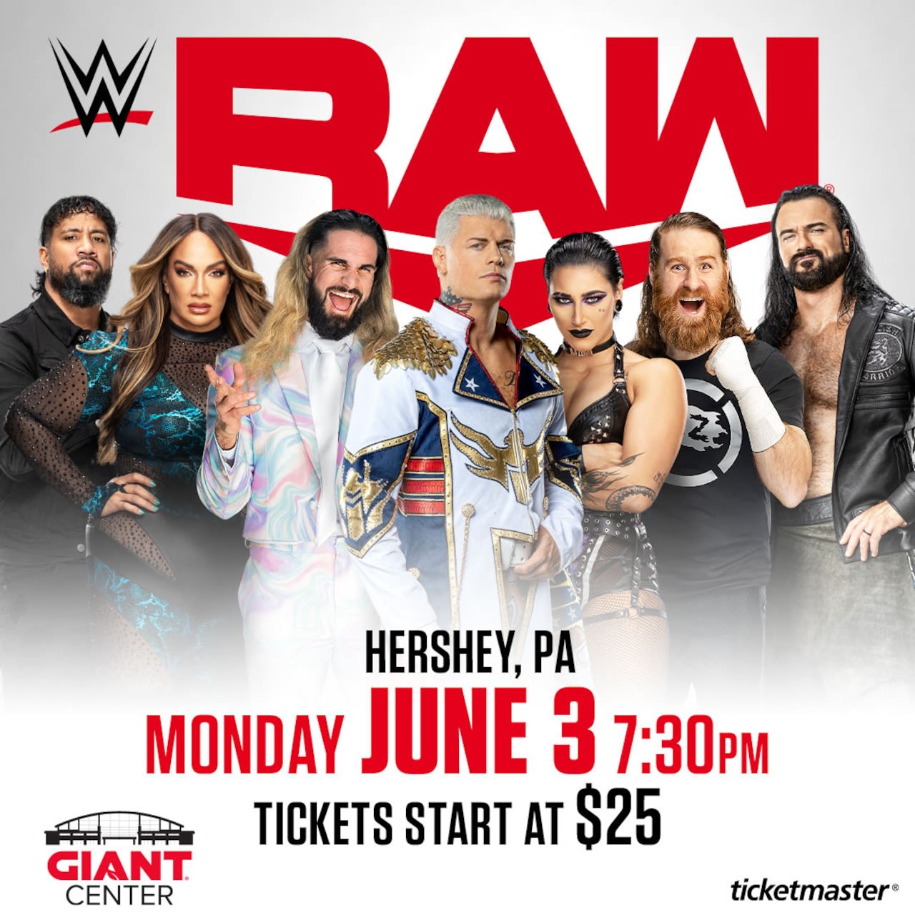 It’s not too late to get tickets for WWE Monday Night Raw in Hershey. Here’s where to buy them.