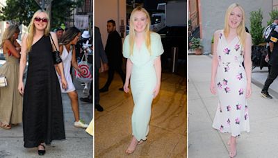 Dakota Fanning Wears Three Must-Have Summer Dresses Back-to-Back-to-Back