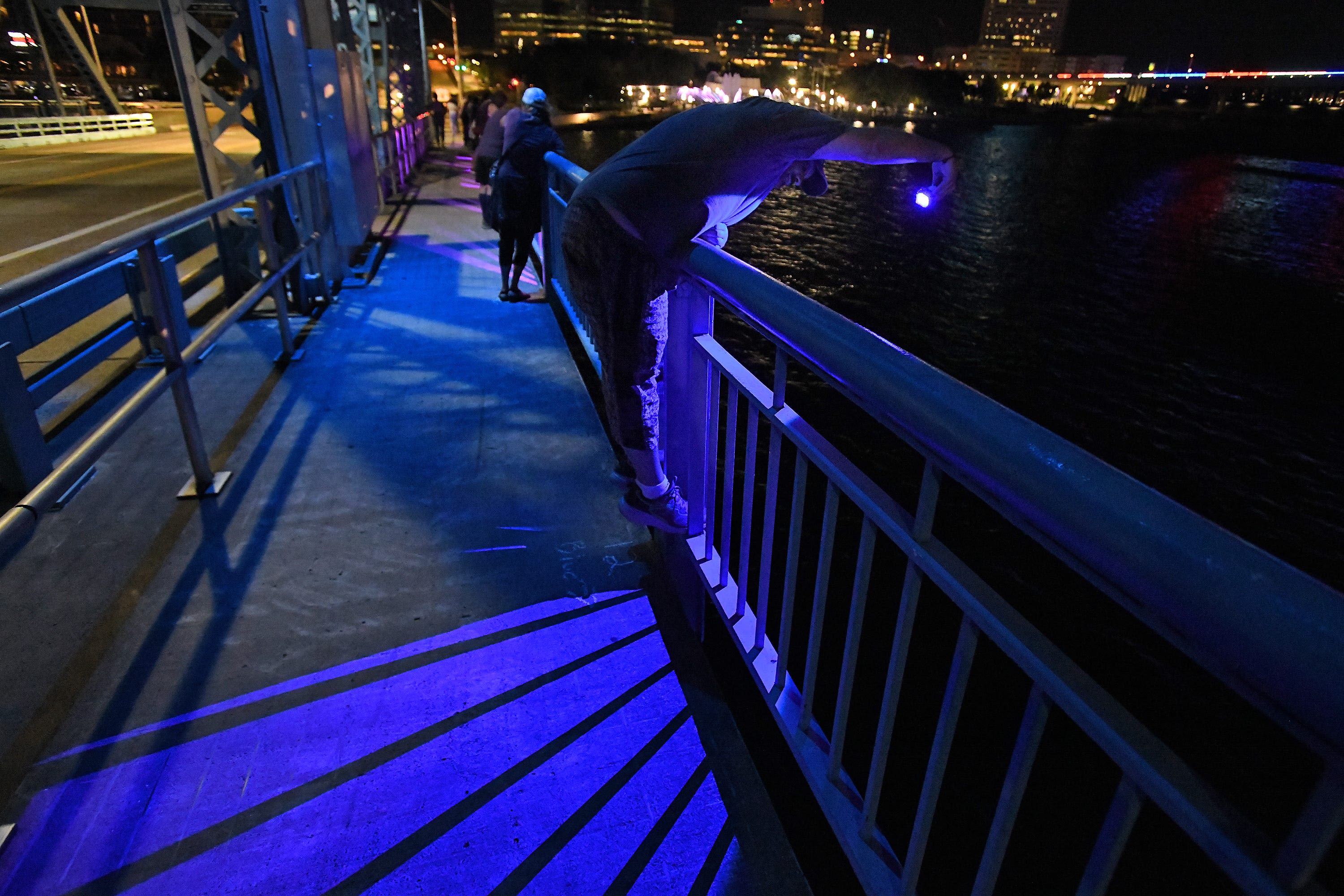 Florida won't light bridges in rainbow colors. So Jacksonville's LGBTQ community did.