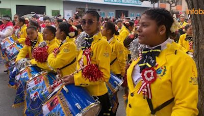 Con dolores estomacales, cansancio y frío: Así fue el paso de los escolares de colegios de Huaycán en el Desfile Militar